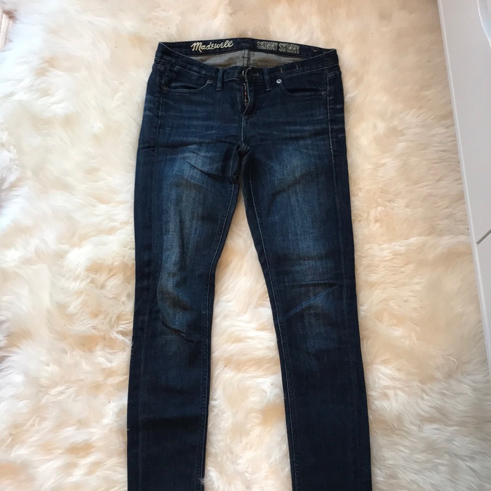 Madewell skinny skinny blue jeans size 24x32